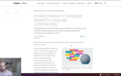 Amazon’s Multilingual NLU Dataset MASSIVE, Open-Source Code & Competition